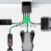 100W Gallium Nitride Fast Charger AC Adapter with 3 USB-C/Type-C Port - 9