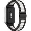 Samsung Galaxy Fit 3 SM-R390 Metal Watch Band - Black+Silver - 2