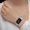 Samsung Galaxy Fit 3 SM-R390 Metal Watch Band - Black+Silver - 9