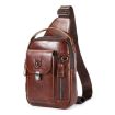 BULL CAPTAIN 122 Large-capacity Retro Cowhide Crossbody Bag - 1