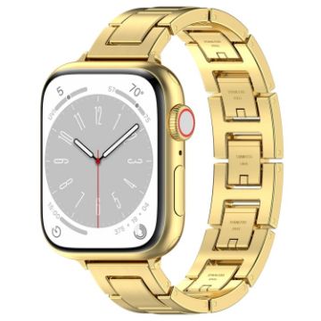 Apple Watch Series 9 45mm H Slim Stainless Steel Band - Gold - 1