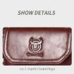 BULL CAPTAIN 049 Large-capacity Cowhide Crossbody Bag (Coffee) - 5