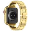 Apple Watch SE 2023 44mm H Slim Stainless Steel Band - Gold - 4