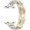 Apple Watch Series 3 38mm H Slim Stainless Steel Band - Silver Gold - 3