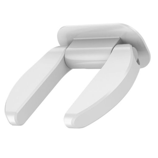 Anti Burglary Door Stopper - Child Safety Lock Blocker (White) - 1