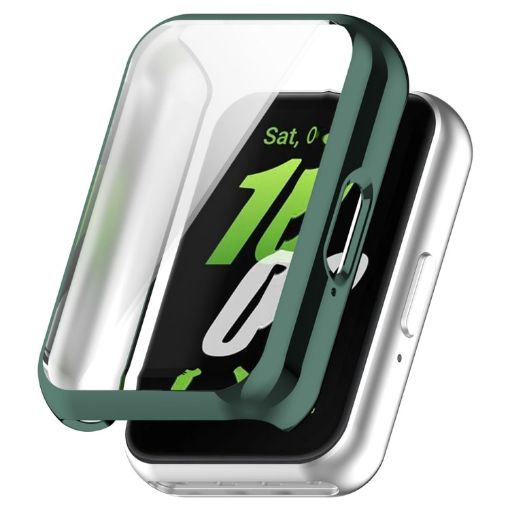 Samsung Galaxy Fit 3 Green TPU Electroplated Watch Protective Case - 1