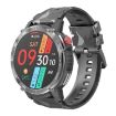 C22 1.6" Round Screen Bluetooth Smart Watch - Black - 1