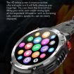 C22 1.6" Round Screen Bluetooth Smart Watch - Black - 5