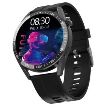 GT3 1.32" Color Screen Smart Watch - Bluetooth Call/Heart Rate/Blood Pressure/Oxygen - Black - 1