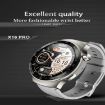 X16pro 1.53" Smart Watch - Bluetooth Call/Heart Rate/Blood Pressure/Oxygen - Silver - 4
