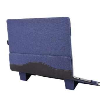 Samsung Galaxy Book 2 360 13.3" Leather Laptop Case - Dark Blue - 1