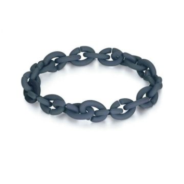 Silicone Acrylic Splicing DIY Bracelet Jewelry - PMB001-BU - 1