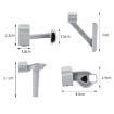 Gray DJI Mini 4 Pro Drone BRDRC Landing Gear Leg - Increased Height - 3