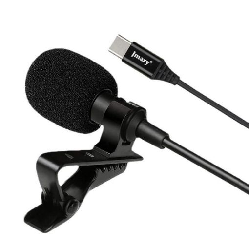 JMARY MC-R2 Lavalier Type-C Wired Microphone - 2m Length - 1