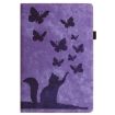 Samsung Galaxy Tab S9 FE+/S9+/S8+ Purple Leather Tablet Case - 2