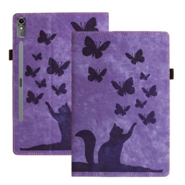 Lenovo Tab P12/Xiaoxin Pad Pro 12.7 Purple Leather Tablet Case - 1
