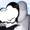 Tesla Model 3/Y Car Seat Neck Protector Headrest - White - 5