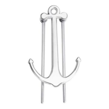 Personalized Metal Anchor Bookmark Cubic Book Page Clip Silver - 1