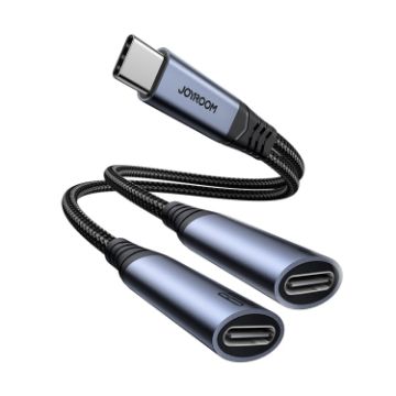 JOYROOM SY-C03 USB-C to Dual USB-C Audio Adapter Cable - 1