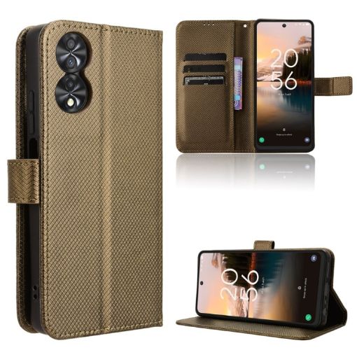 TCL 40 NxtPaper 4G Leather Phone Case - Brown - 1
