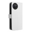 White Diamond Texture Leather Phone Case for Itel S23 S665L - 3