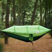 Thickened Hammock with Mosquito Nets - Dark Green - 1