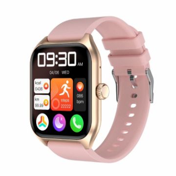 Qx5 1.96" BT5.2 Smart Sport Watch - Pink - 1