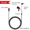 JMARY MC-R6 Lavalier Type-C Port Wired Microphone With In-ear Earphone - 5
