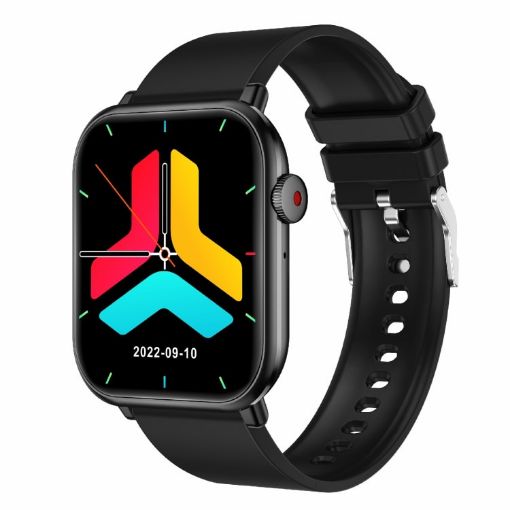 QX9 1.96" BT5.2 Smart Sport Watch - Black - 1