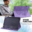 Peacock Embossed Leather Tablet Case for Lenovo Tab M11/Xiaoxin Pad 11 - Purple - 5