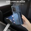 Samsung Galaxy A23 5G Blue Leather Card Holder Phone Case - 4