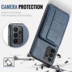 Samsung Galaxy A23 5G Blue Leather Card Holder Phone Case - 6