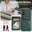 Samsung Galaxy A23 5G Leather Card Holder Phone Case (Green) - 3