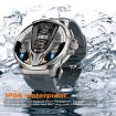 V69 1.85" Color Screen Smart Watch - Bluetooth Call/Heart Rate/Blood Pressure/Oxygen - Silver - 5