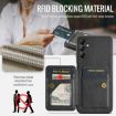 Samsung Galaxy A14 5G Leather Card Holder Phone Case (Black) - 3