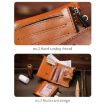 BULL CAPTAIN 088 RFID Anti-Theft Vertical Wallet (Coffee) - 4