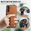Samsung Galaxy A14 5G Leather Card Holder Phone Case (Brown) - 5