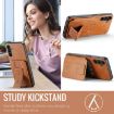 Samsung Galaxy A14 5G Leather Card Holder Phone Case (Brown) - 7
