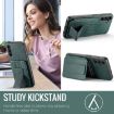 Samsung Galaxy A13 5G Leather Card Holder Phone Case (Green) - 7