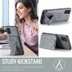 Samsung Galaxy A71 4G Leather Card Holder Phone Case (Grey) - 7