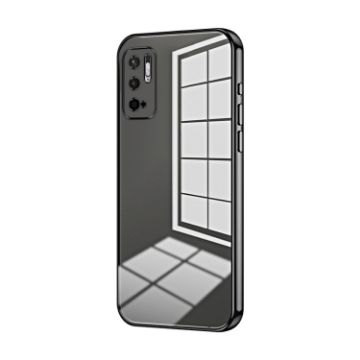 Xiaomi Redmi Note 10 5G/Note 10T 5G Transparent Plating Phone Case - 1