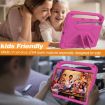 Lenovo Tab P12 12.7 Handle Portable EVA Shockproof Tablet Case - Rose Red - 6