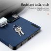 Samsung Galaxy Tab A9 DUX DUCIS Domo Series Blue Leather Case - 3