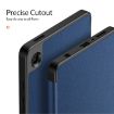 Samsung Galaxy Tab A9 DUX DUCIS Domo Series Blue Leather Case - 4