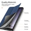 Samsung Galaxy Tab A9 DUX DUCIS Domo Series Blue Leather Case - 5