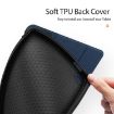 Samsung Galaxy Tab A9 DUX DUCIS Domo Series Blue Leather Case - 8