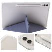Samsung Galaxy Tab S9 FE Clear Acrylic Deformation Leather Tablet Case - 5