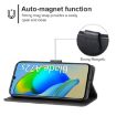ZTE Blade A72s Leather Phone Case - Black - 4