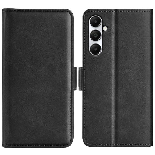 Samsung Galaxy A05s Leather Phone Case - Black - 1