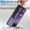 Samsung Galaxy A42 5G Retro Cross Wristband Wallet Leather Back Phone Case Purple - 2